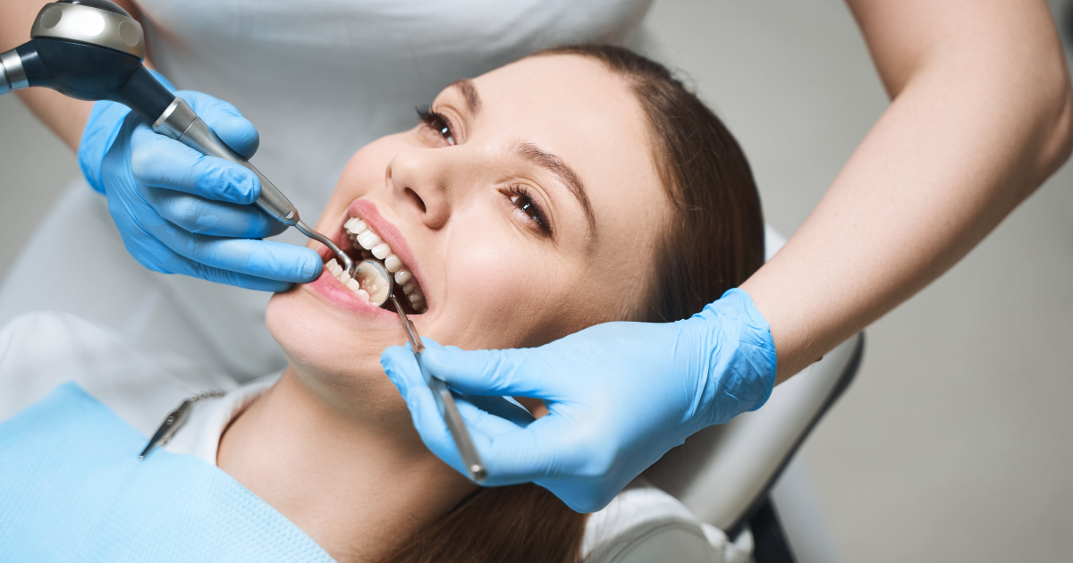 A female patient undergoing Root Canal Therapy in Summerville, SC